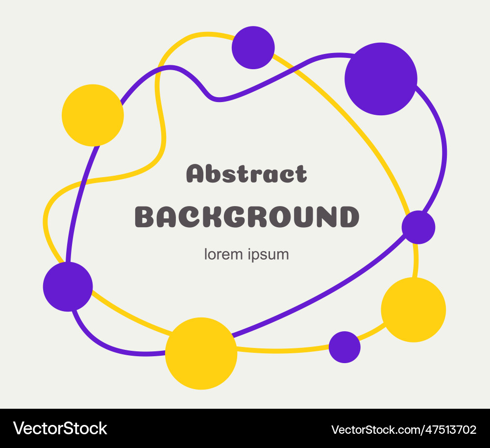 Minimal futuristic dynamic shape colorful line Minimal futuristic dynamic shape colorful line vector image