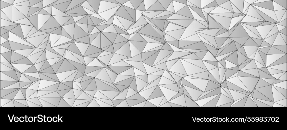 Monochrome geometric abstract pattern Vector Image