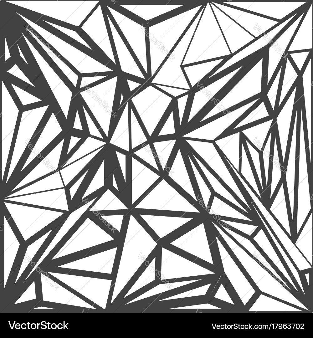 Polygonal Triangle Background vector image