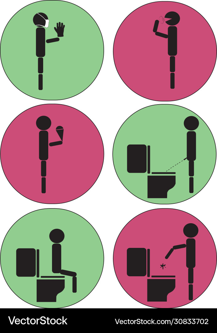 Prohibition signs collection white background Prohibition signs collection white background vector image