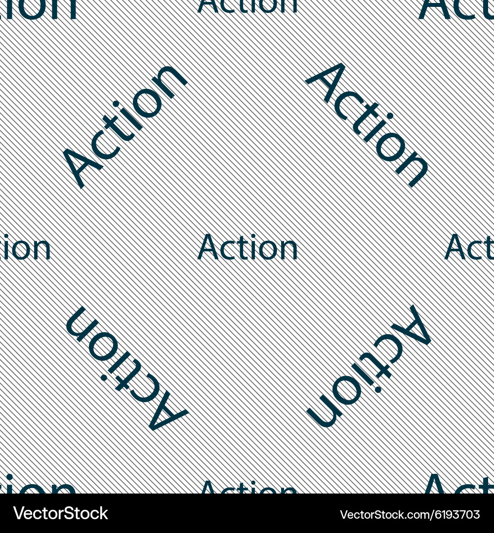 Action sign icon motivation button with arrow vector image