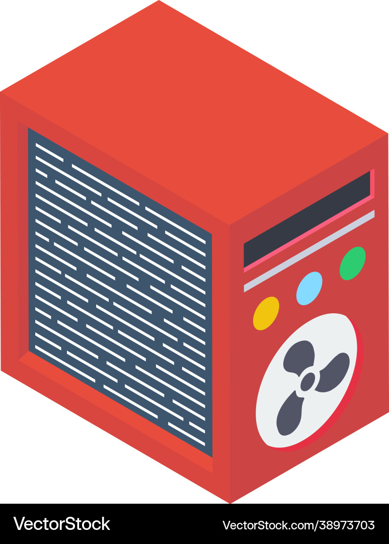 Central processing unit vector image