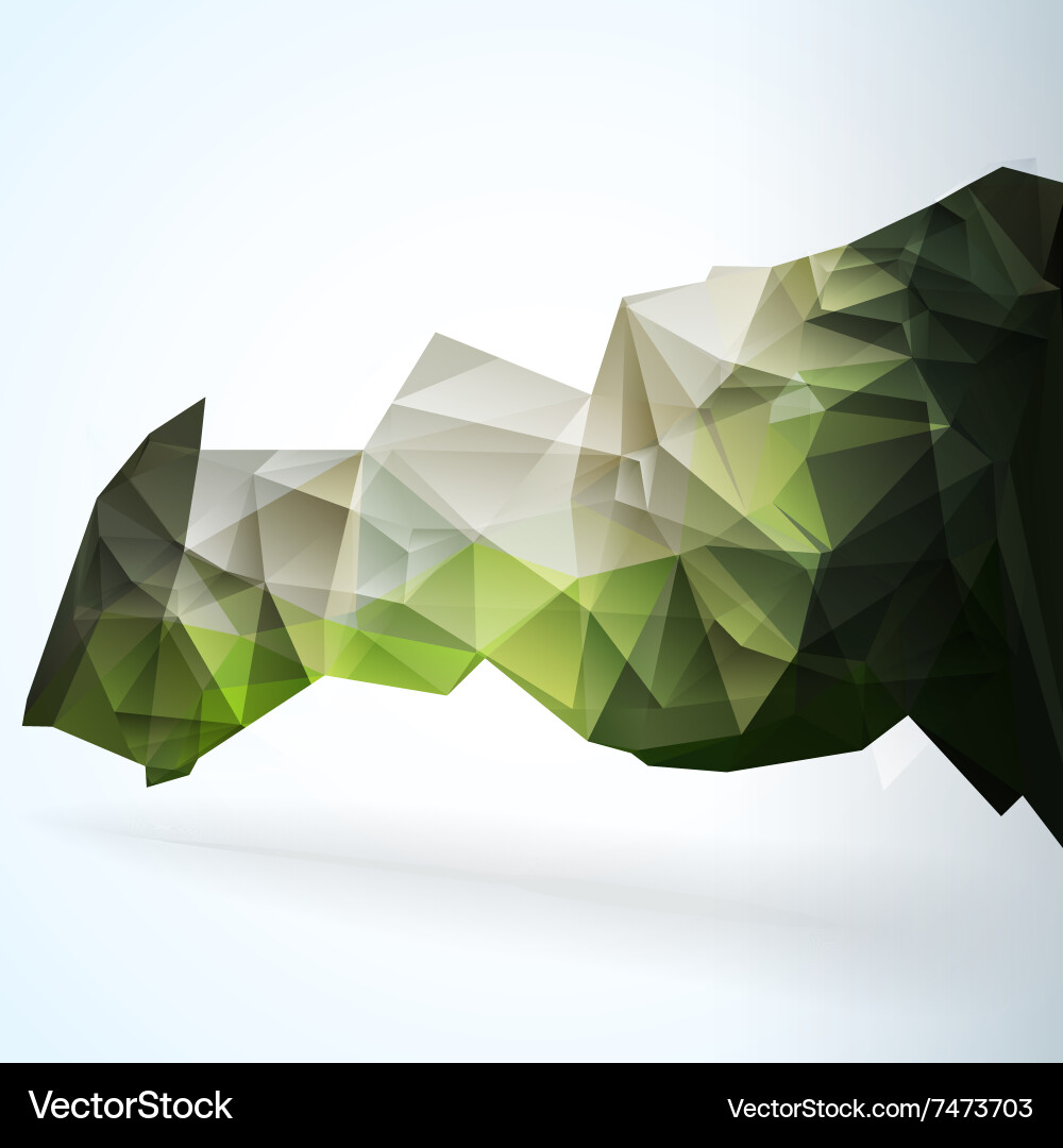 Geometric triangular abstract background vector image