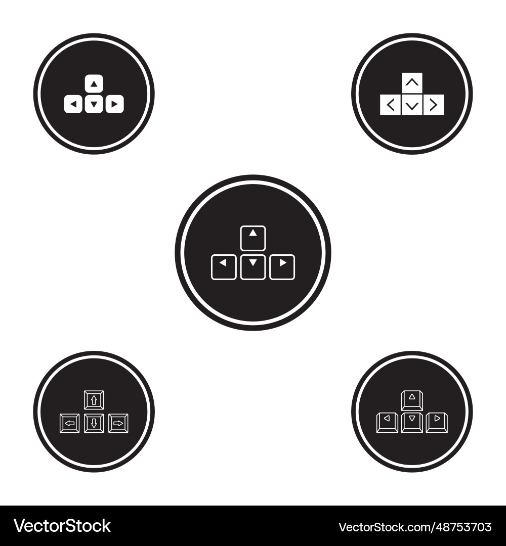 Keyboard button icon Keyboard button icon Vector Image