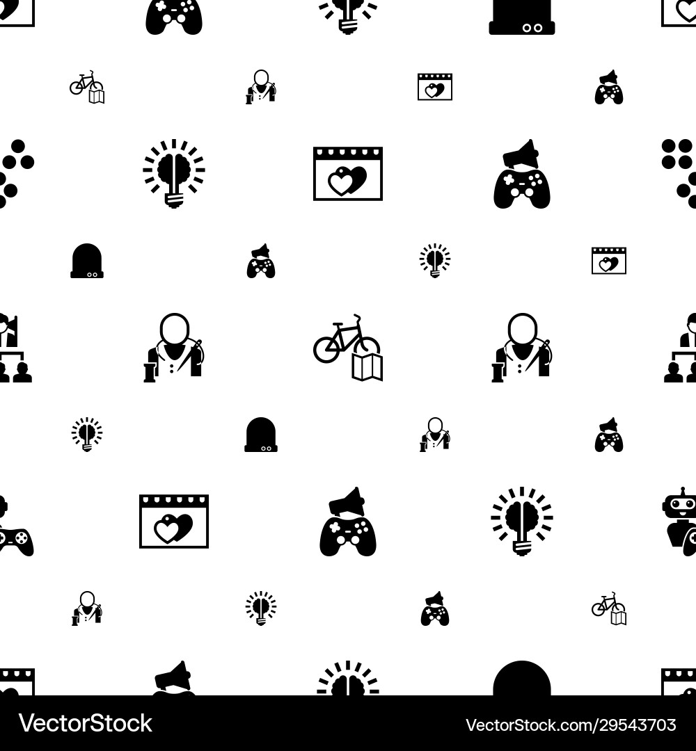 Logo-Icons-Muster nahtlos inklappbar Logo-Icons-Muster nahtlos inklappbar vektorbild