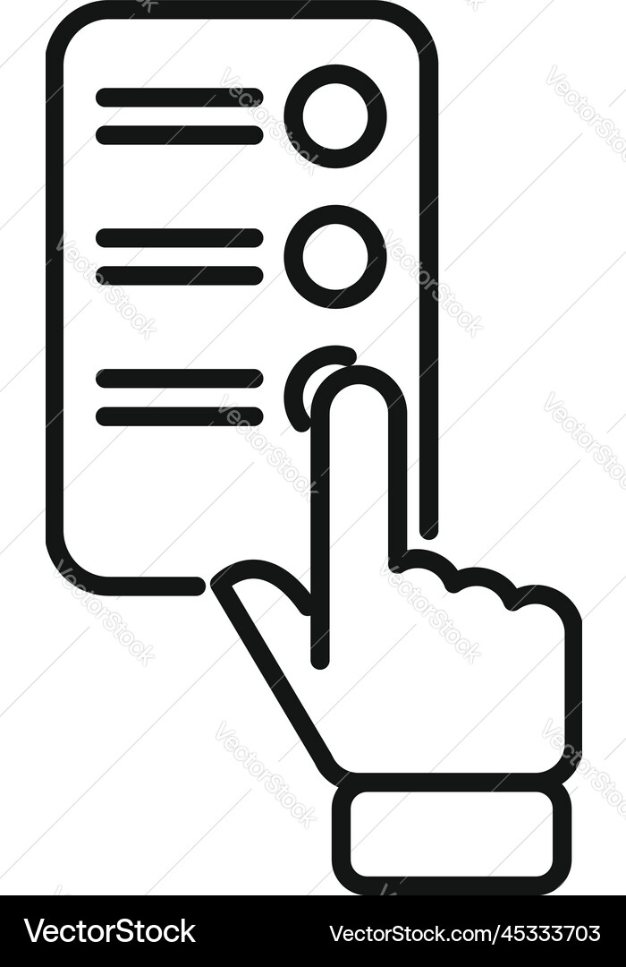 Make task schedule icon outline event time Make task schedule icon outline event time vector image