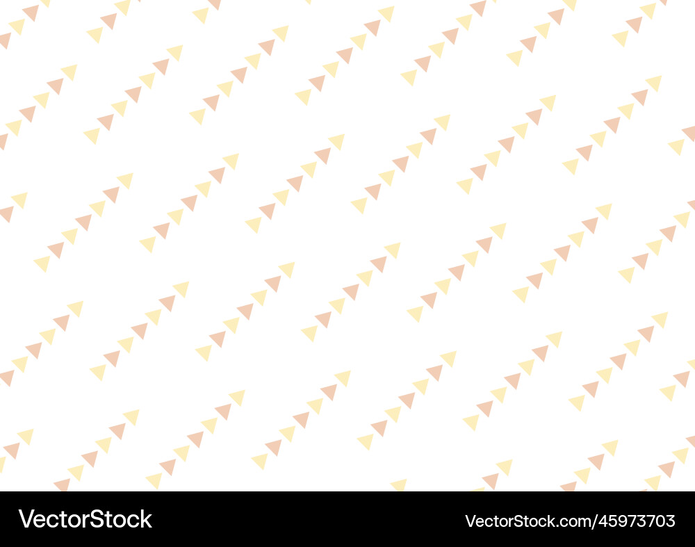 Seamless pattern with triangles on a white Vector Image