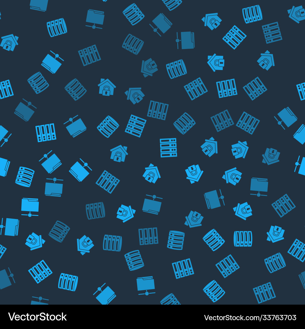 Set server data web hosting house under Set server data web hosting house under vector image