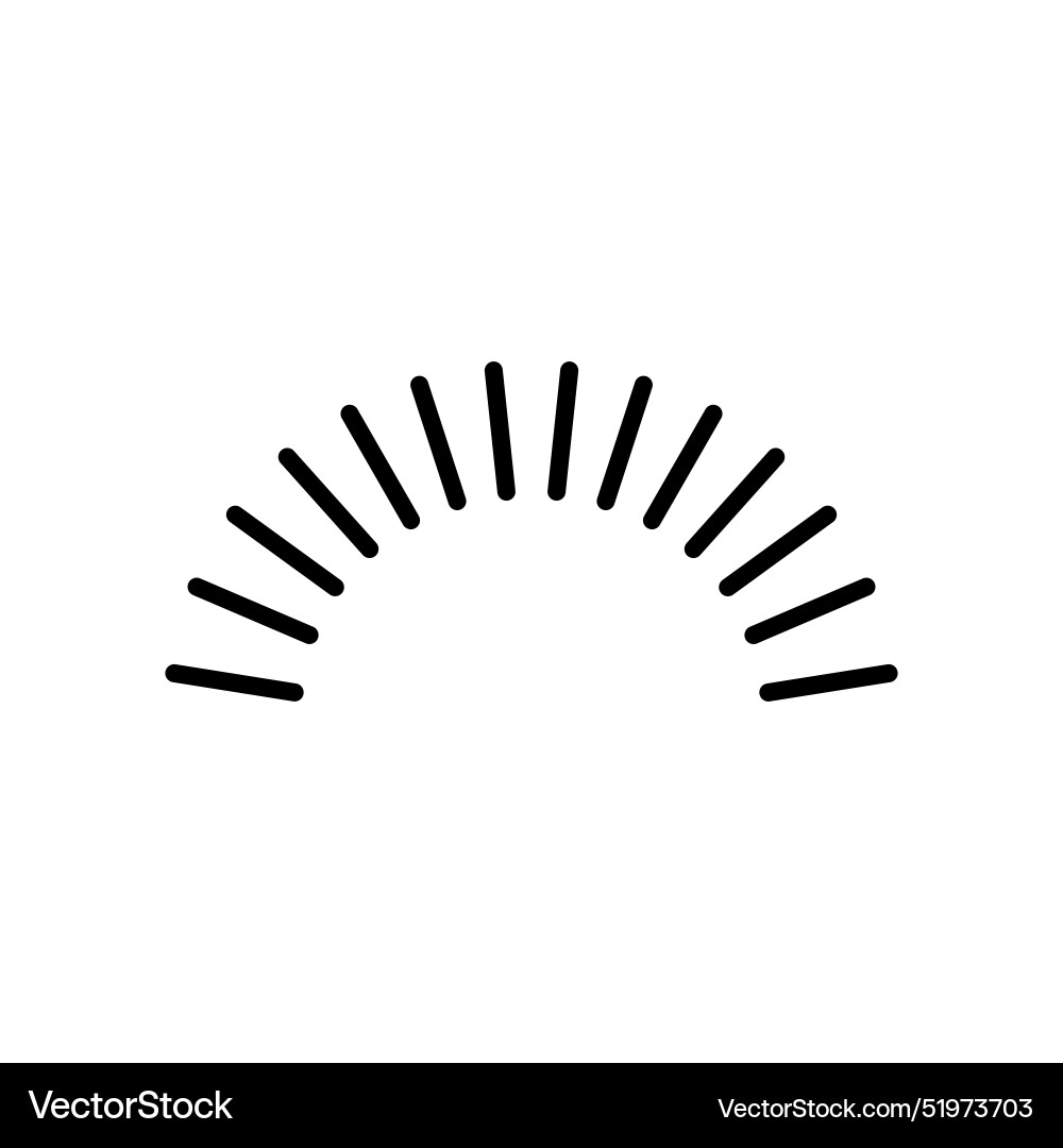 Spring coil and absorber icon in thin line style vector image