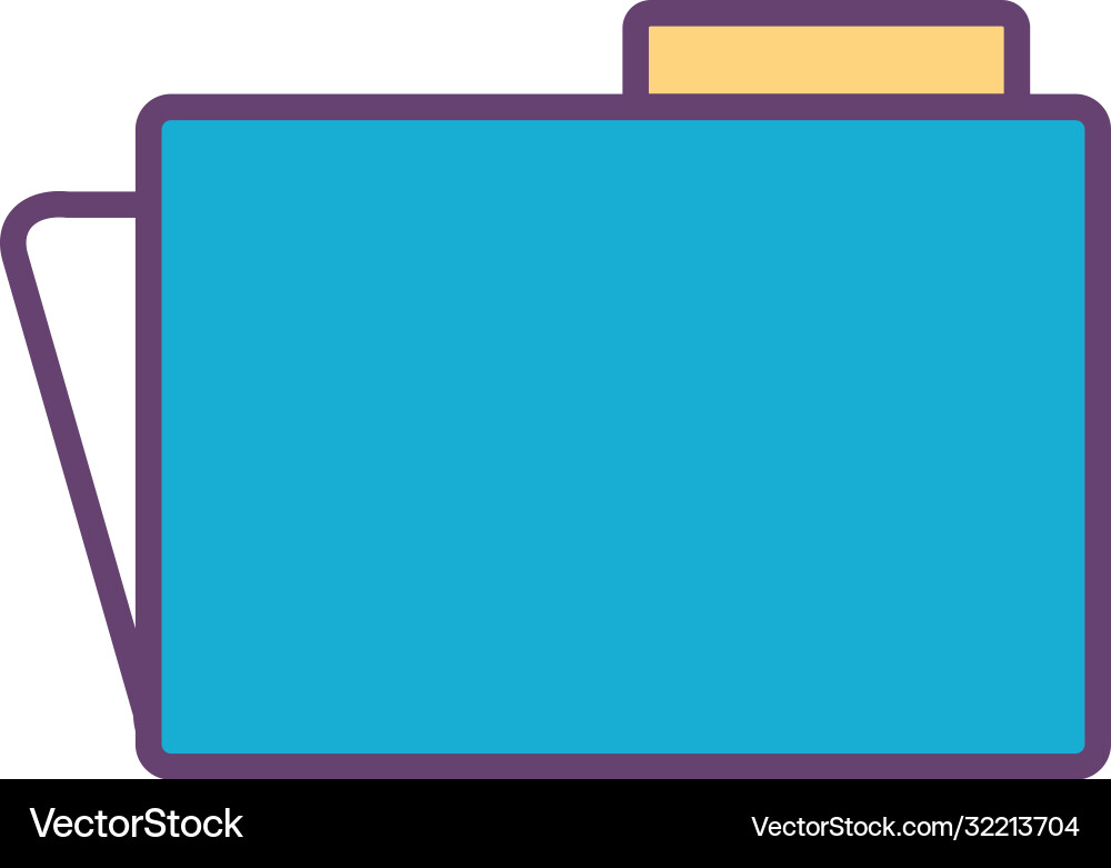 File line and fill style icon design File line and fill style icon design Vector Image