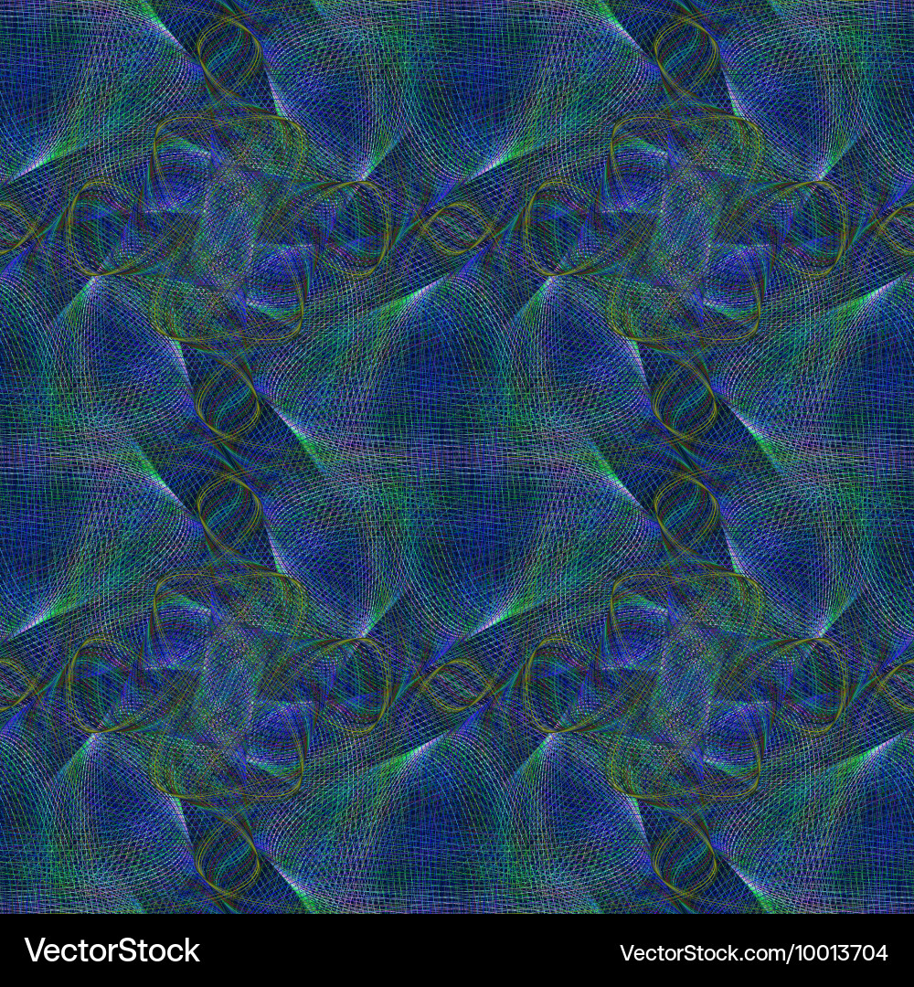 Fractal design pattern background vector image