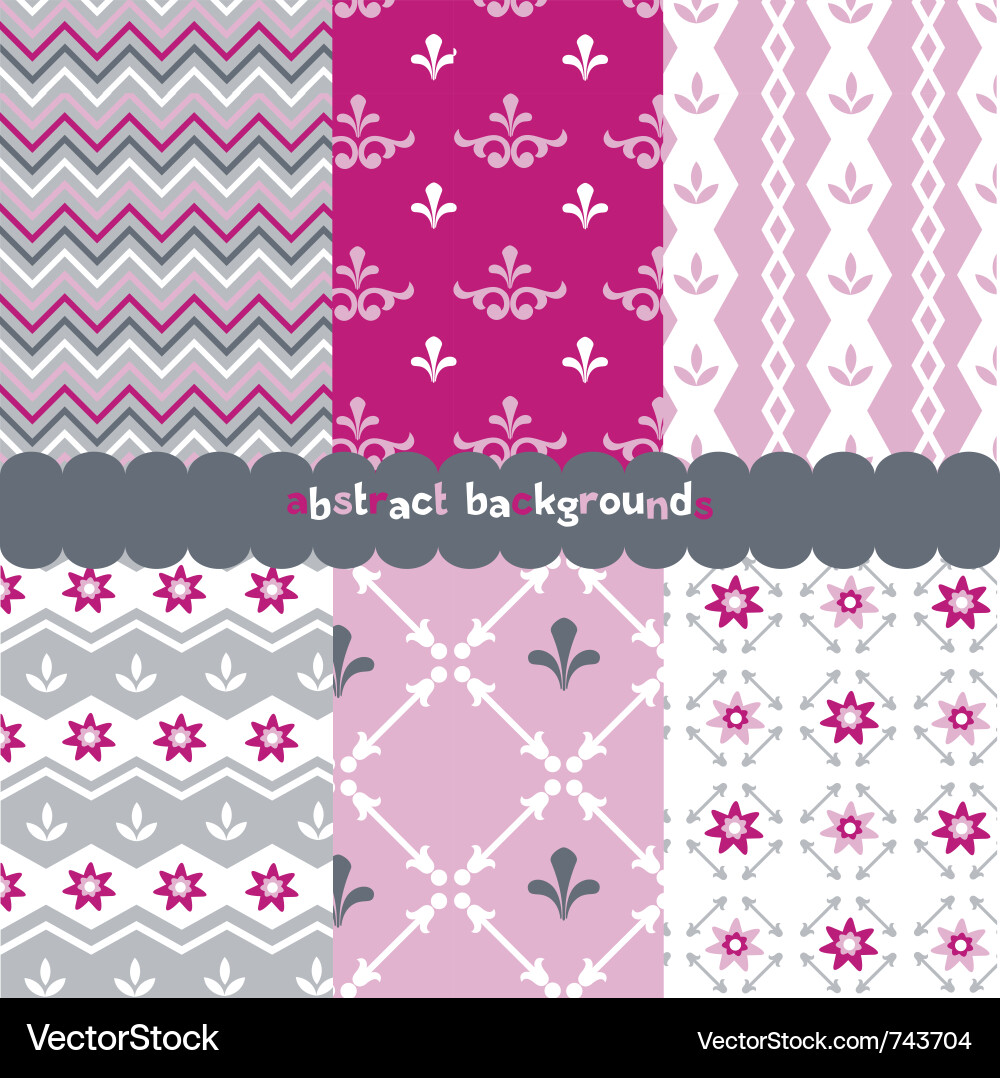 Geometric Swirls Pattern Vector Image