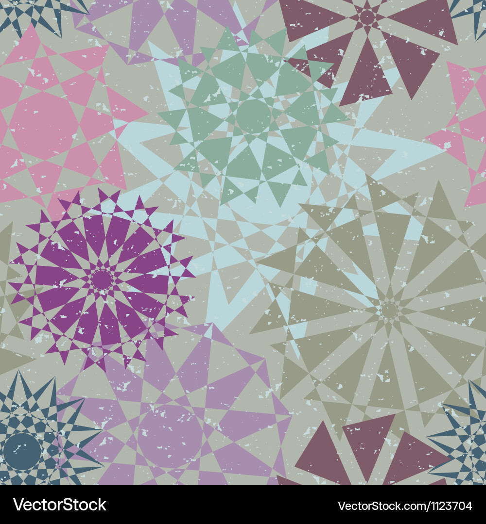 Kaleidoscope abstract background color rectangles vector image