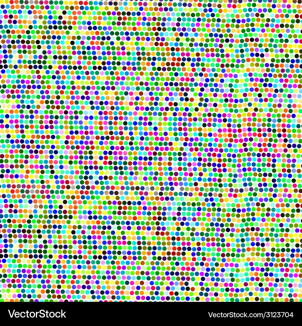 Texture color dots background vector image