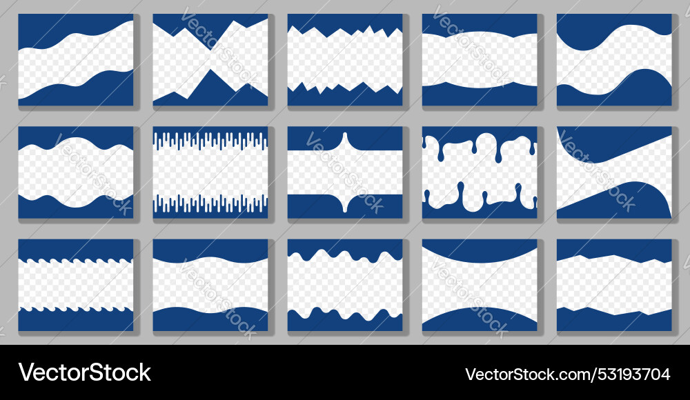 Website divider shape pack abstract design Website divider shape pack abstract design vector image