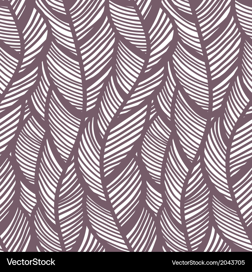 Abstract Feather Pattern Vector Image