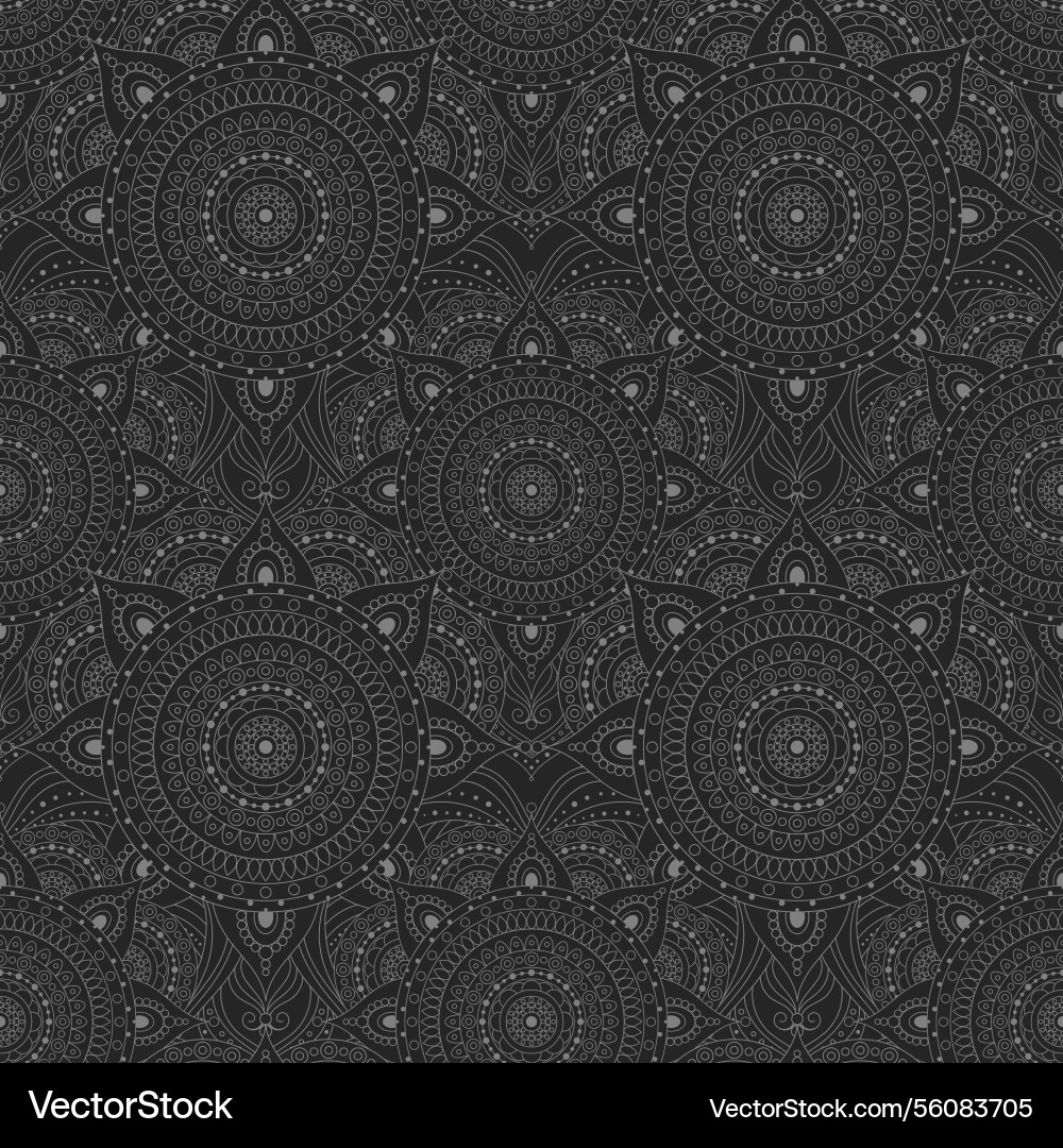 Abstract seamless pattern in a dark palette Abstract seamless pattern in a dark palette vector image