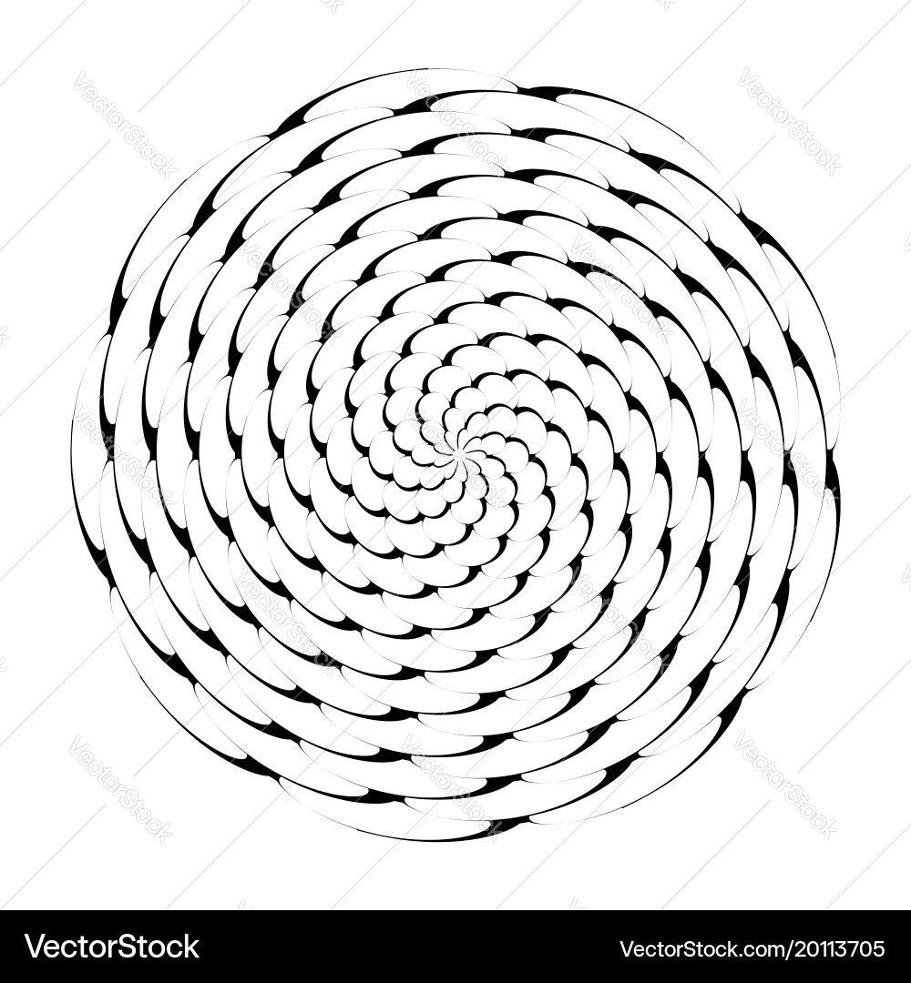Circle design element vector image