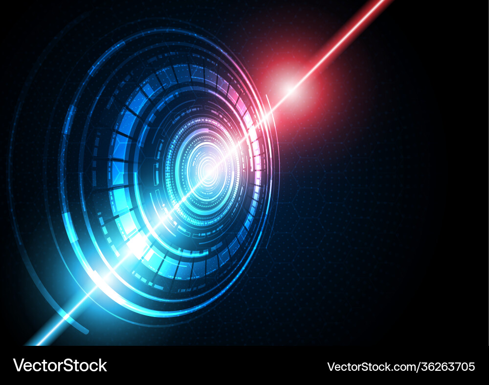 Circuit technology background with hi-tech Circuit technology background with hi-tech vector image