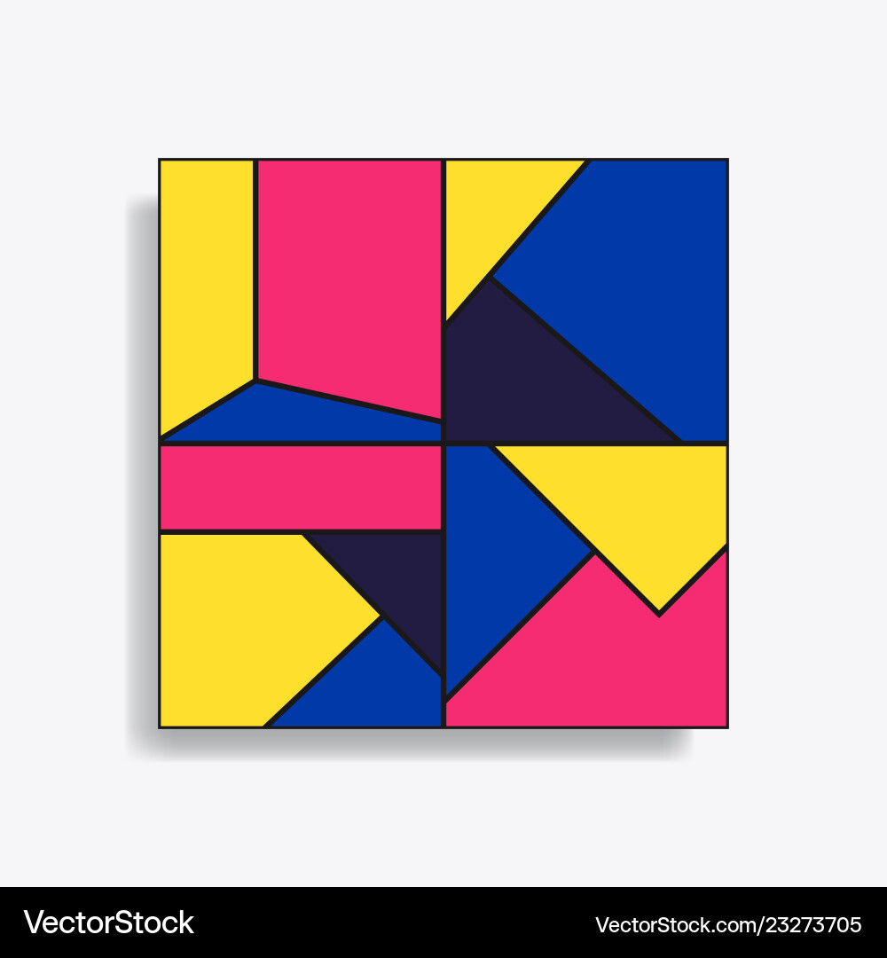 Geometric Abstract Pattern Vector Image