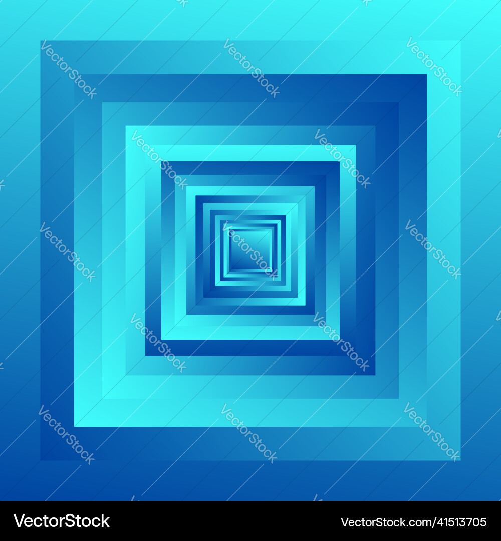 Geometric square design shape with random shaded Vector Image