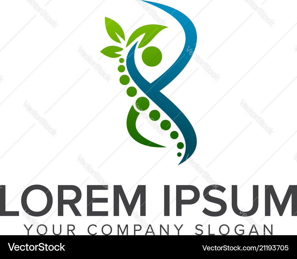 Healthcare Logo Concept - People & Wellness Vector Image
