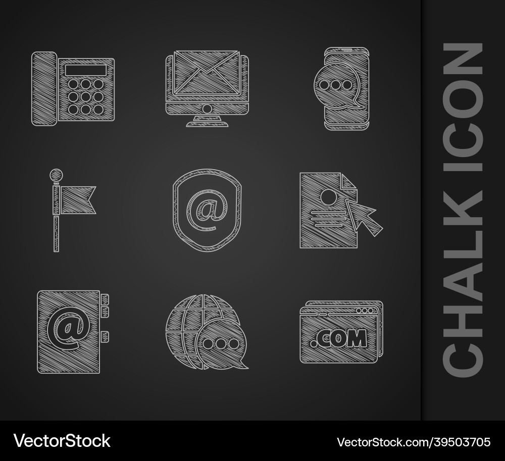 Set shield with mail and e-mail world map made Set shield with mail and e-mail world map made vector image
