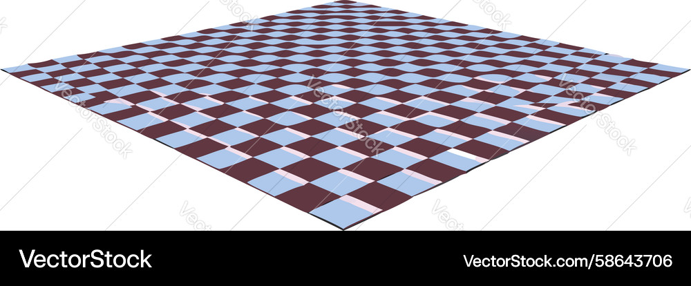 Checkerboard Floor Pattern Vector Image