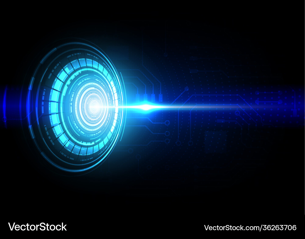 Circuit technology background with hi-tech Circuit technology background with hi-tech vector image