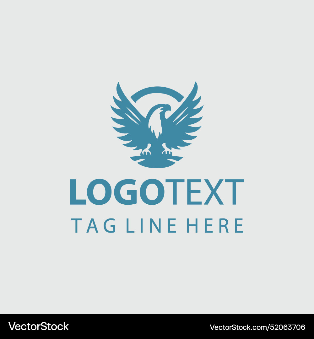 Eagle logo Royalty Free Vector Image - VectorStock