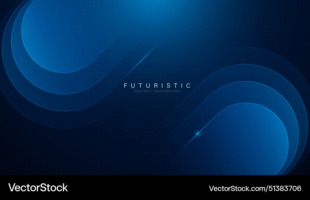 Futuristic abstract background modern blue Vector Image