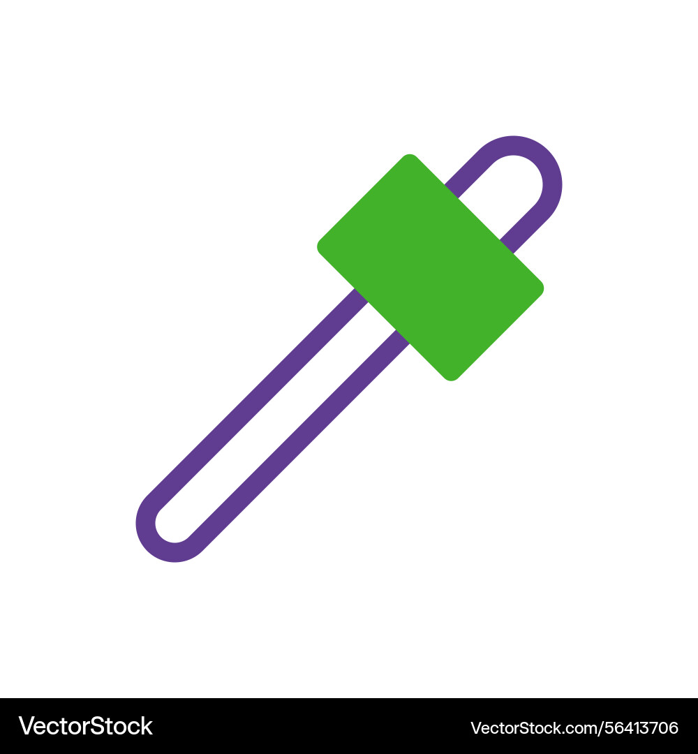 Minimalist of a color picker tool with vibrant Vector Image
