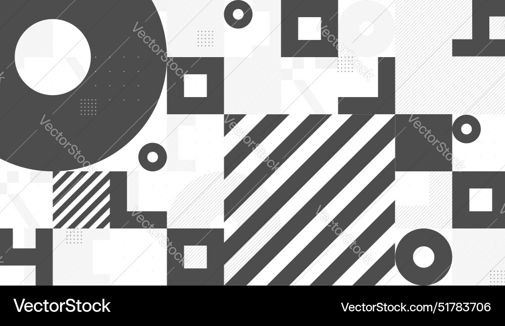 Modern Geometric Tech Pattern Vector Image