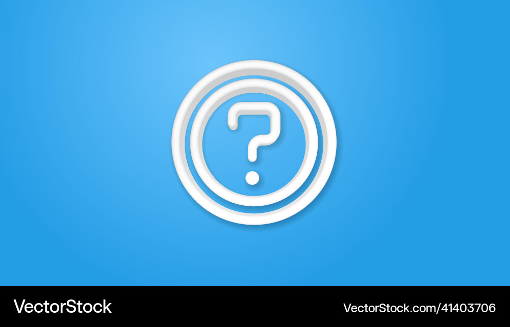 Question mark faq button ask for help stamp Question mark faq button ask for help stamp vector image