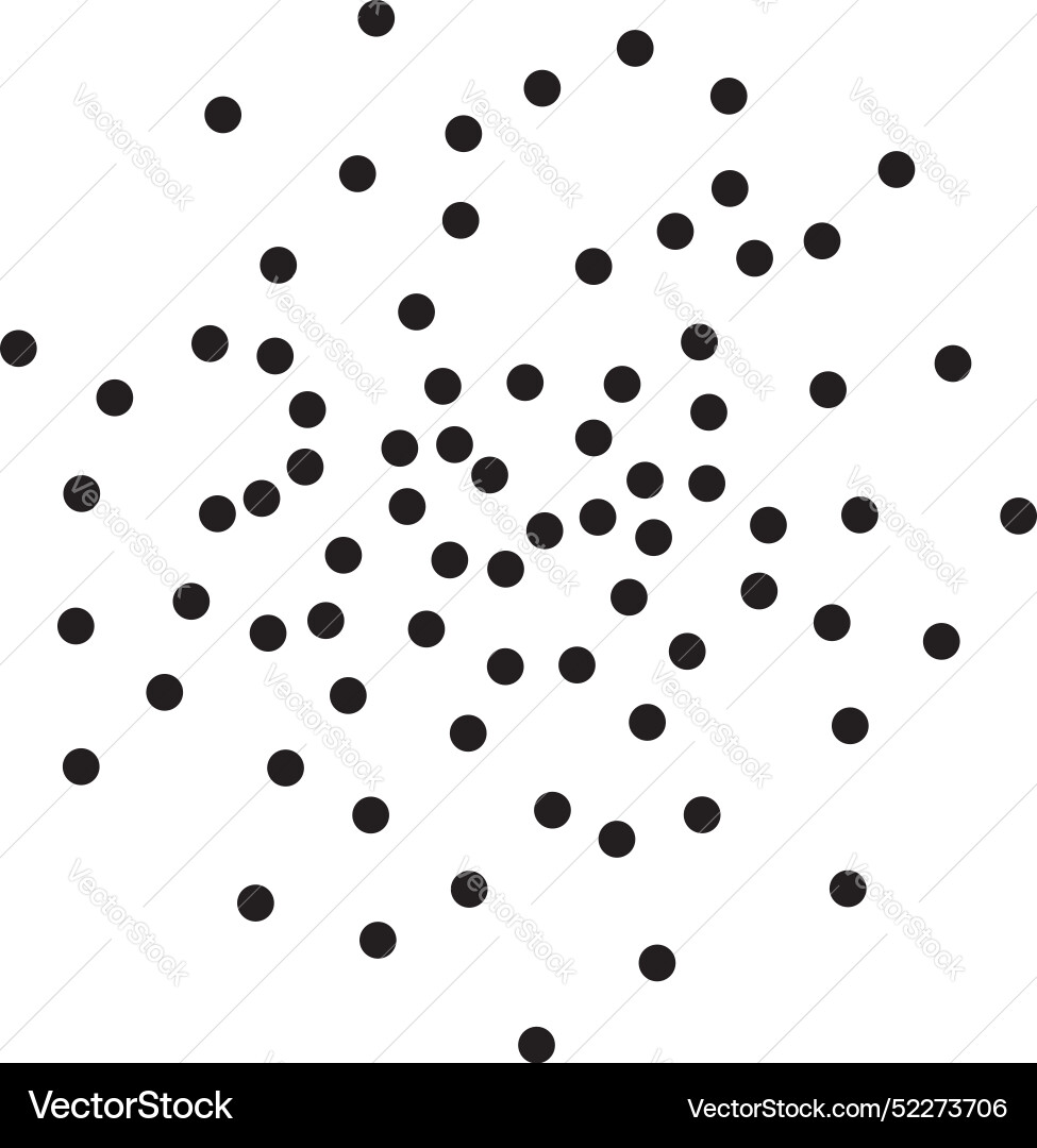 Stippled circle element for design Stippled circle element for design vector image