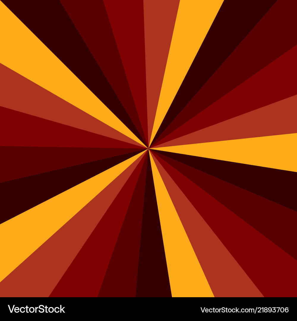 Sunburst background pattern with a vintage vector image