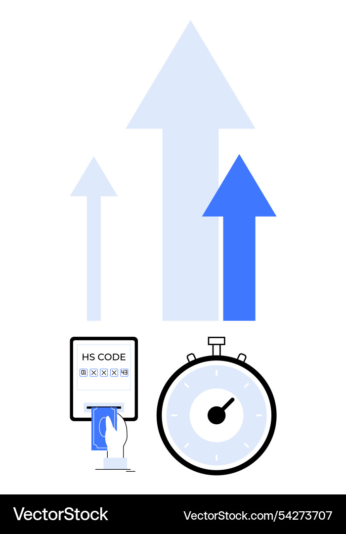Growth and efficiency visualization with arrows Growth and efficiency visualization with arrows vector image