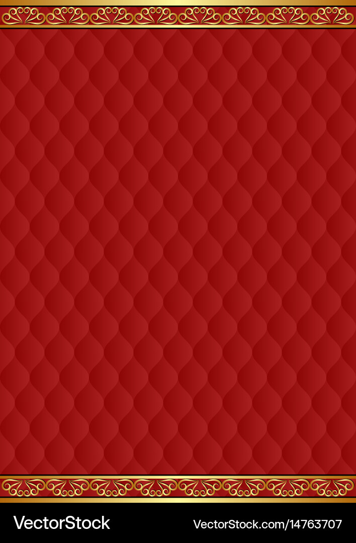 Maroon background with decorative pattern Vector Image