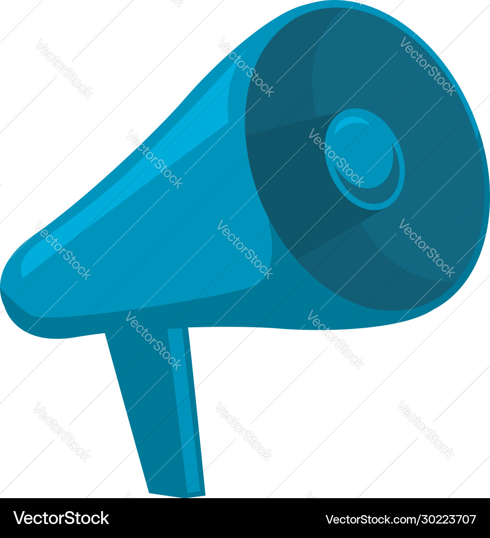 Megaphone icon in flat style design element Vector Image