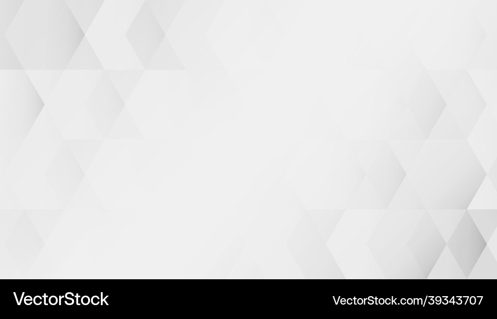 White and gray geometric pattern background vector image
