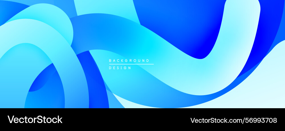 Abstract blue waves create dynamic background Abstract blue waves create dynamic background vector image