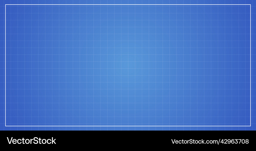 Architectural blueprint and technical drawing Vector Image