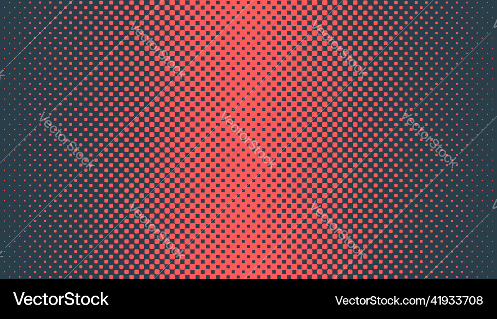 Checkers halftone pattern vertical border red Checkers halftone pattern vertical border red vector image