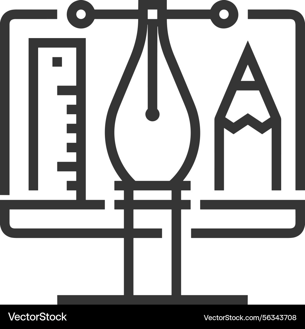 Computer icon symbol image vector image