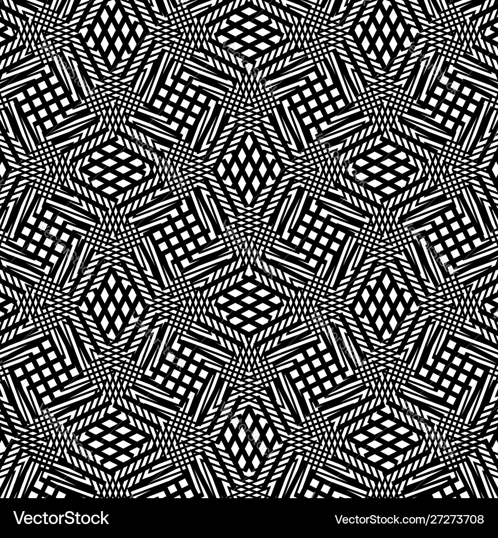 Distorted Mesh Grid Pattern Vector Image