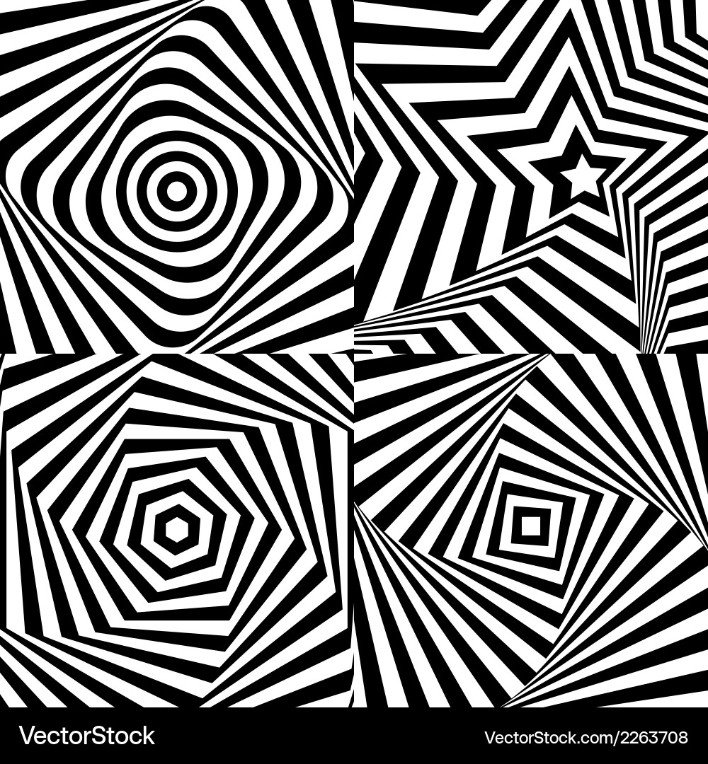 Distorted Patterns vector image