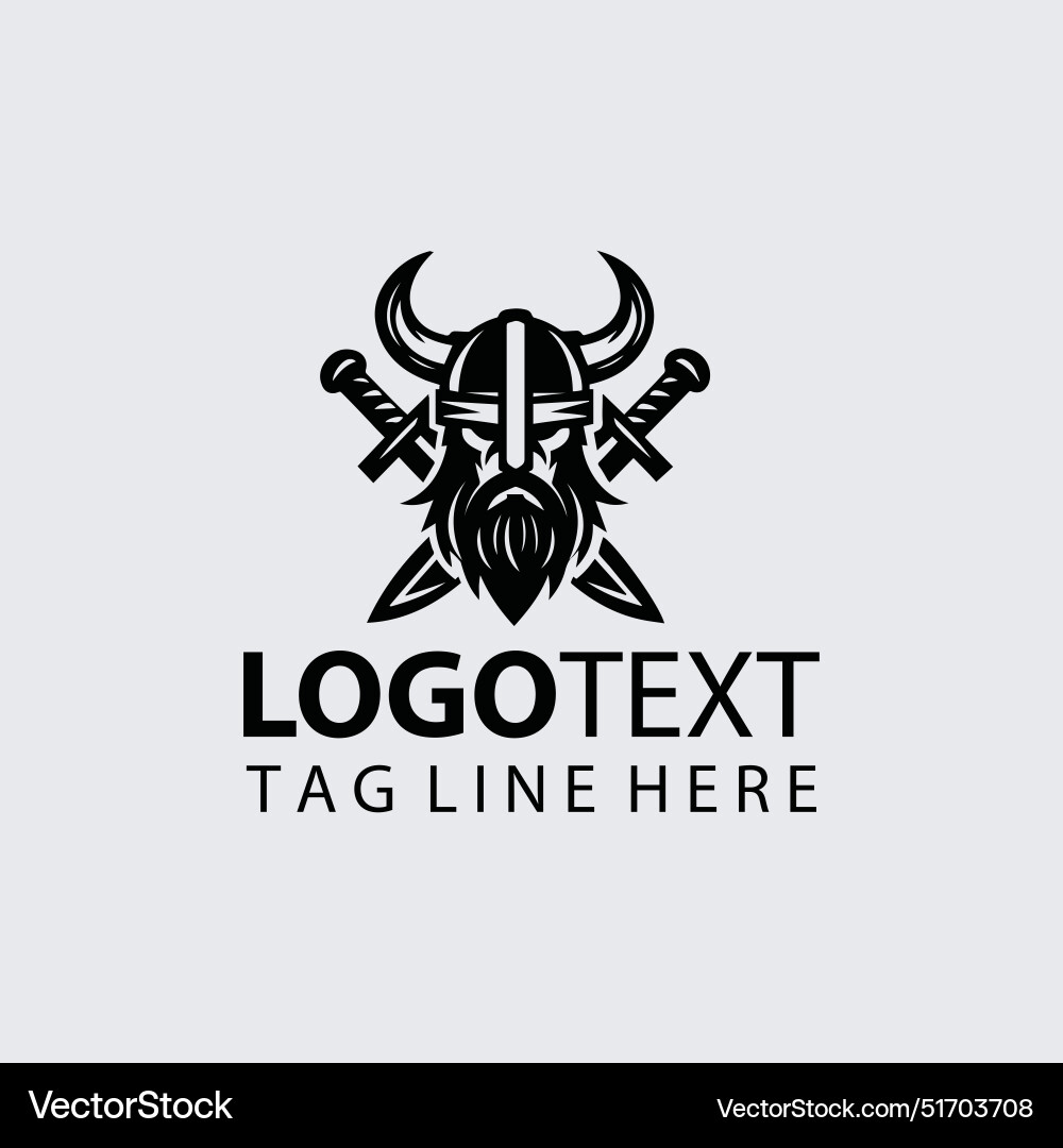 Viking Warrior Logo 51703708 Royalty Free Vector Vectorstock