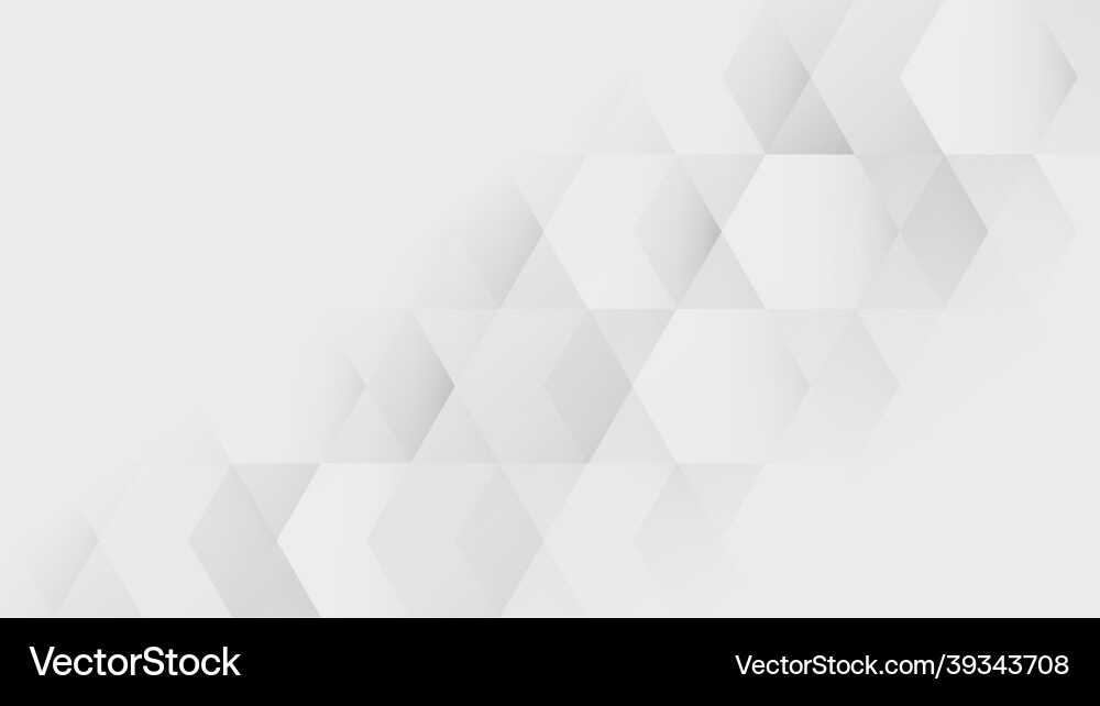 White and gray geometric pattern background White and gray geometric pattern background vector image