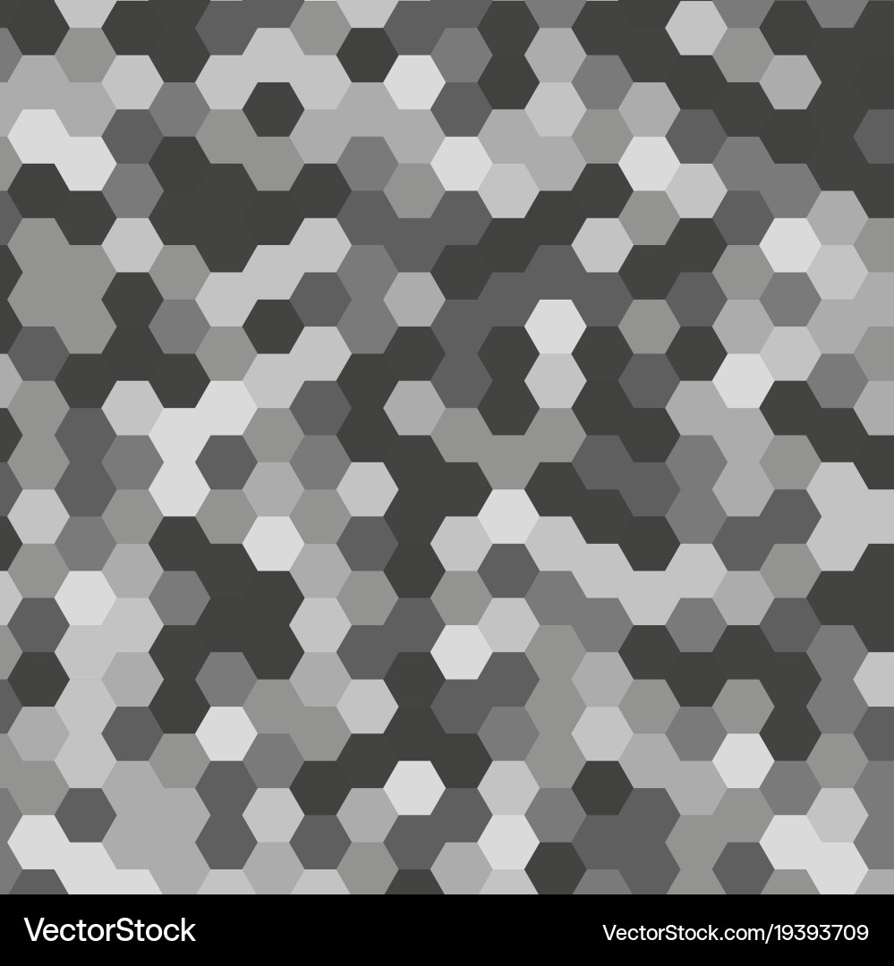 Abstract background of multicolored hexagon vector image