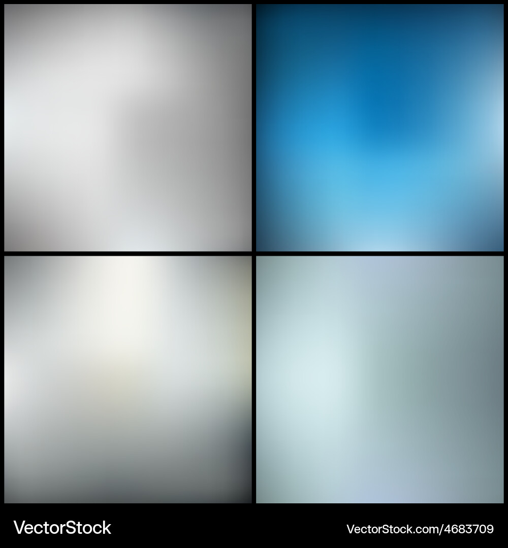 Abstract colorful blurred backgrounds Vector Image
